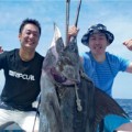 沖縄でお盆に上がったカジキ