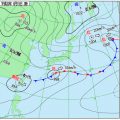 熱帯低気圧、天気図