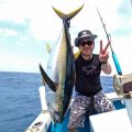 クレーンズ沖縄のトローリングで釣れたマグロ